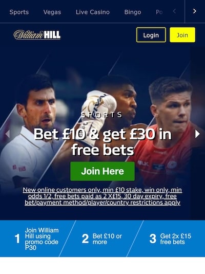 William Hill registration