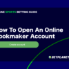 How to open an online betting account