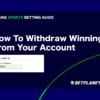 How to withdraw winnings from your betting account