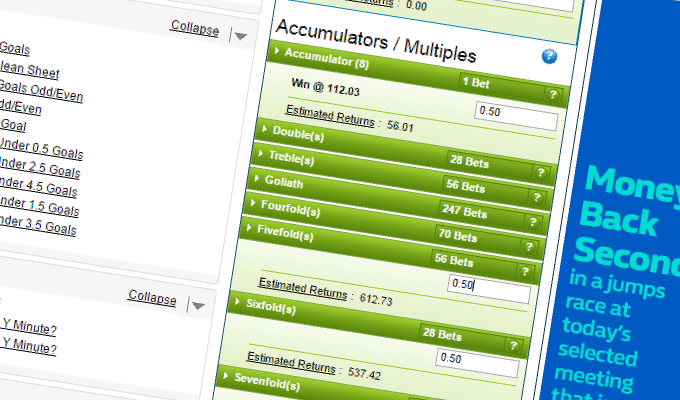 Accumlators and Perms - Betting Strategy 1