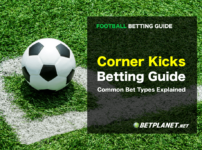 Corner betting markets and bet-types explained