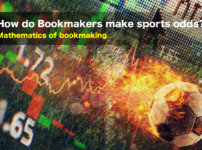 How do online bookmakers make sports odds?