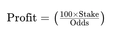 American odds formula 2