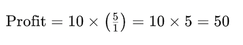 Fractional odds formula 2