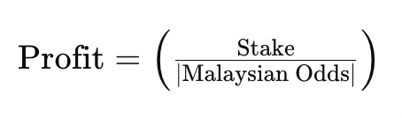 Malaysian odds formula 1