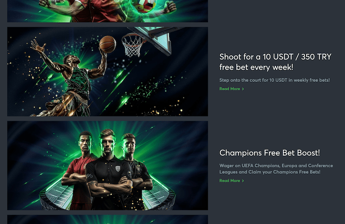 Sportsbet.io Free Bet Promotions